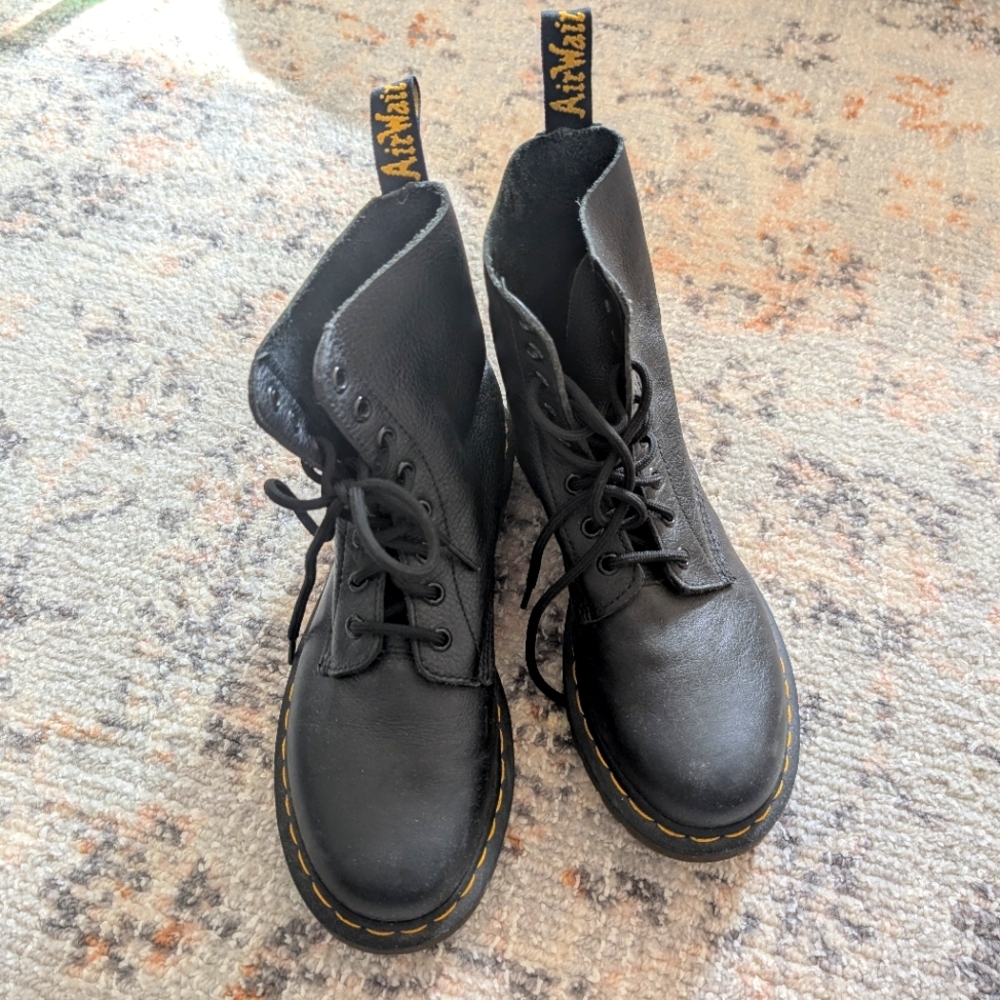 Dr. Martens Vegan Leather Boots - Barely Worn